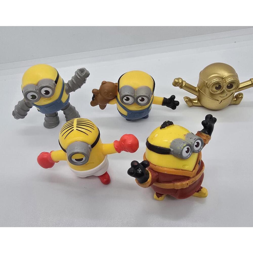 Lot of 5 McDonald's Minions Happy Meal Despicable Me Figures